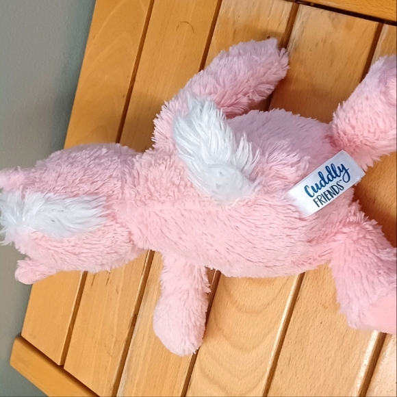 •Cuddly Friends - 12" Pink Unicorn cuddly soft stuffed animal Plush Lovey Toy - Picture 6 of 9